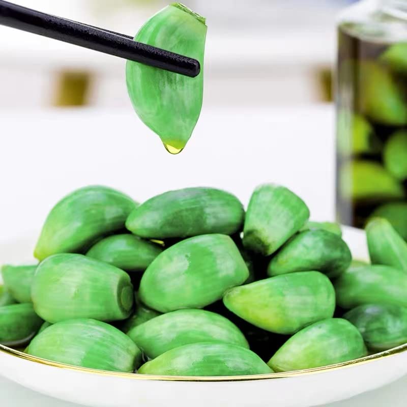 Miniatura 3 de Ajo Laba, 8.82 oz14.11 ozpieza, ajo verde esmeralda fresco, ajo agridulce, pepinillo de ajo, verduras en escabeche, ajo de azúcar, ajo en escabeche,