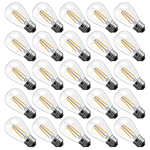 Ampoule E27 S14 LED étanche IP44 lot de 25 lampes basse consommation 2W