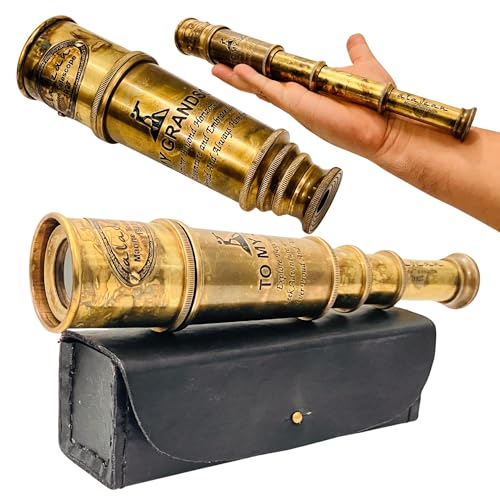 Set de regalo para nieto con brújula y telescopio miniatura 3