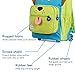 TWISE SIDE-KICK SCHOOL, TRAVEL ROLLING BACKPACK FOR KIDS AND TODDLERS (PUP)
