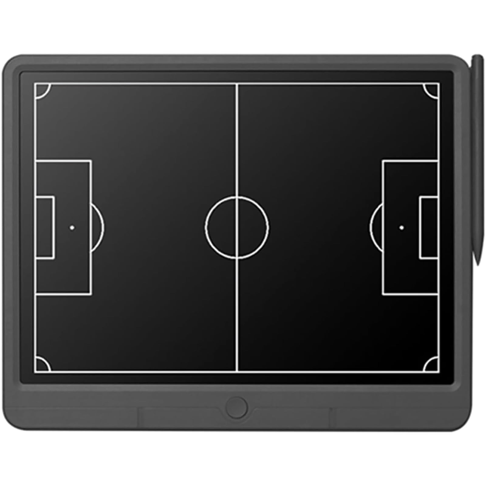 Tablica do treningu taktycznego LCD 15", taktyczna tablica do znaków, elektroniczna tablica taktyczna do piłki nożnej, z wyłącznikiem eliminującym/blokady jednym dotknięciem i długopisem, do