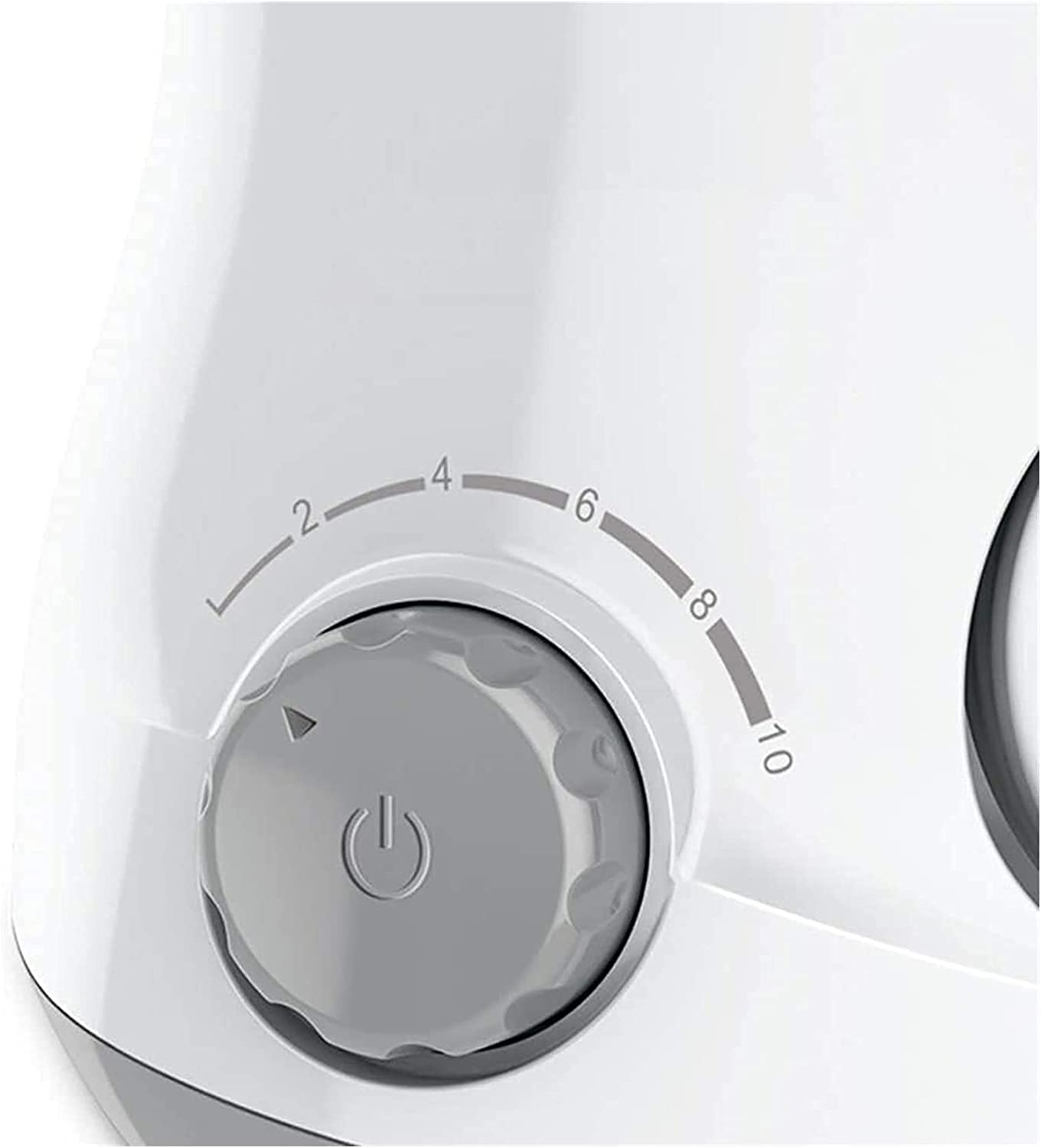 Irrigador de agua for dientes, irrigador bucal dental con 6 puntas de chorro, tanque de agua de 600 ml, base antideslizante, hilo dental eléctrico silencioso for el cuidado de los aparatos ortopédicos