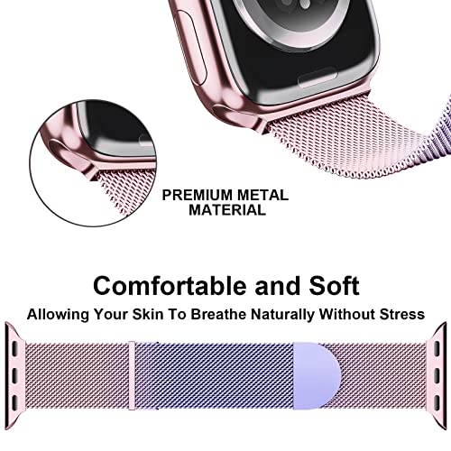 Higgs Strap Compatible with Apple Watch Straps 42mm 46mm 45mm 44mm 41mm 40mm 38mm 49mm for Women Men Dual Magnetic Adjustable Metal Band for iWatch Series 11 10 9 8 7 6 5 4 SE Ultra 3 2 1 - Image 2