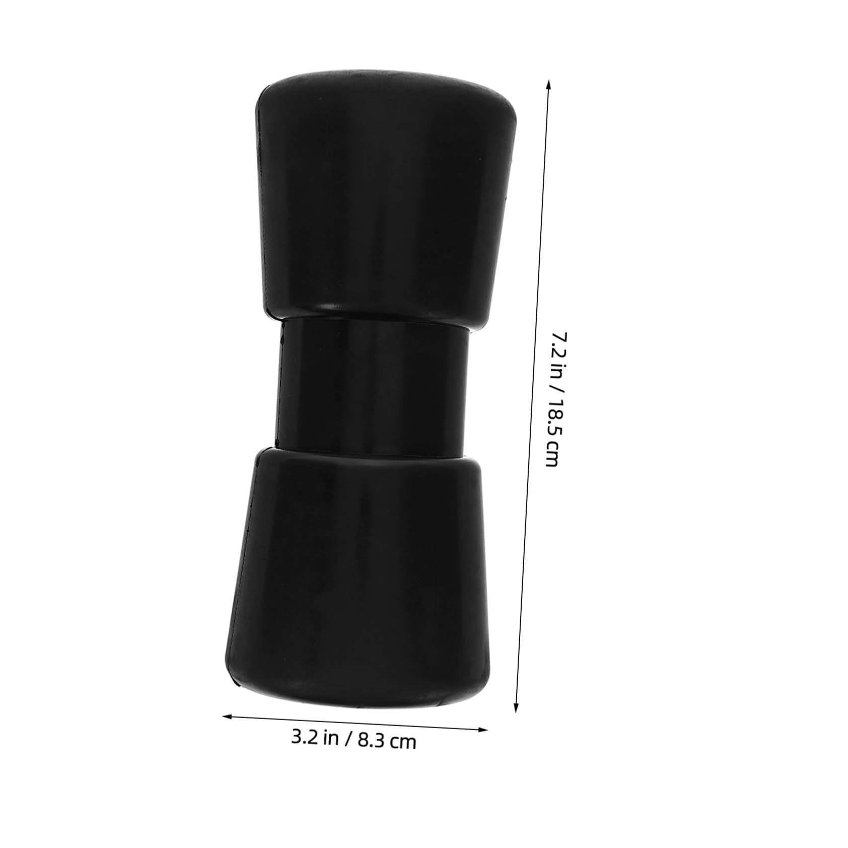 HONMEET Bottom Guide Wheel Boat Trailer Roller Bracket Boat Trailer Guides Heavy Duty Boat Trailer Rear Trailer Rollers Boat Parts Boat Trailer Rollers Boat Lift Parts Boat Roller Black Pp