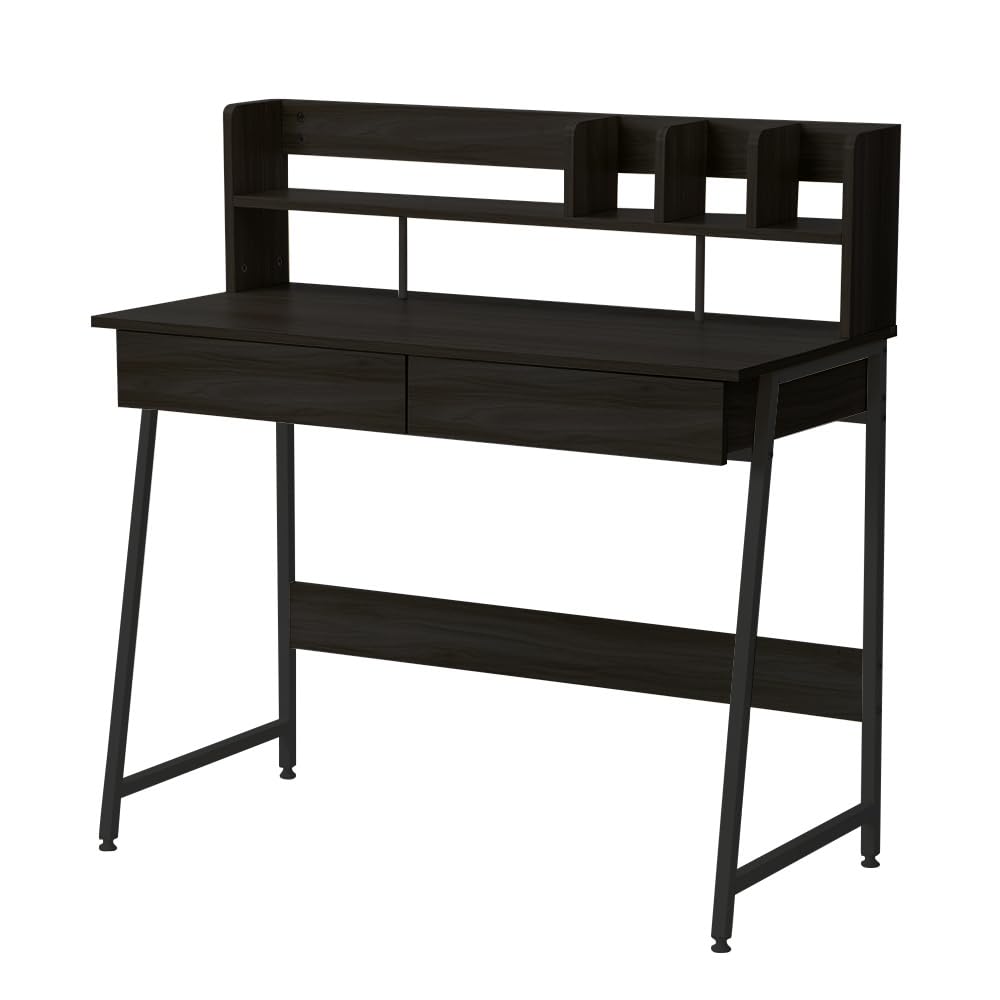 【ブラック】パソコンデスク 引き出し付き　収納台　ミシン台 学習机 勉強机 Amazon | パソコンデスク 引き出し付き 収納台 ミシン台 学習机 勉強机