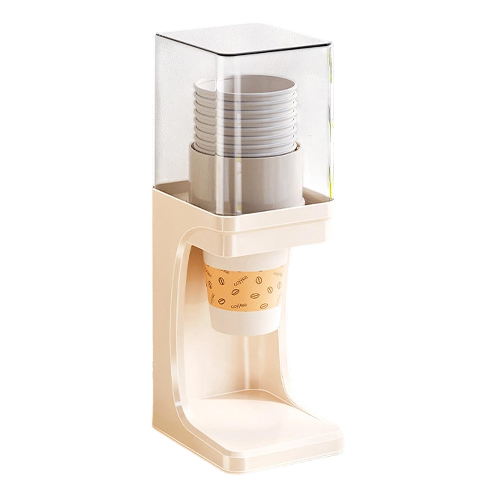 Kaeltsyn Wall Mounted Cup Holder Without Tool Installation Sturdy ABS PET PP Frame Portable Designs for Any Room Wall Mounted Cup Planner