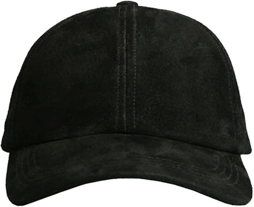 Miniatura 2 de Gorras de béisbol unisex de piel de ante auténtica, fabricadas en Estados Unidos