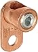 Morris Products 90556 Mecahnical Lug, Copper, 3/8" Bolt Size, 15/16" Width, 1-1/16" Height, 1-15/16" Length, 6 - 250MCM Wire Range