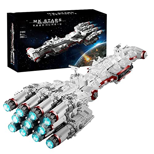 XJJY Bausteine Modell für Technologie Tantive IV, 2905 Stück UCS Super Star Spaceship Building Set, kompatibel mit…