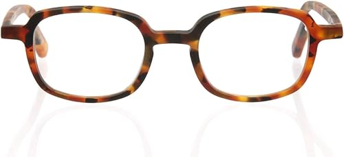 eyebobs Been There - Gafas de lectura unisex prémium para hombres y mujeres Gafas cuadradas