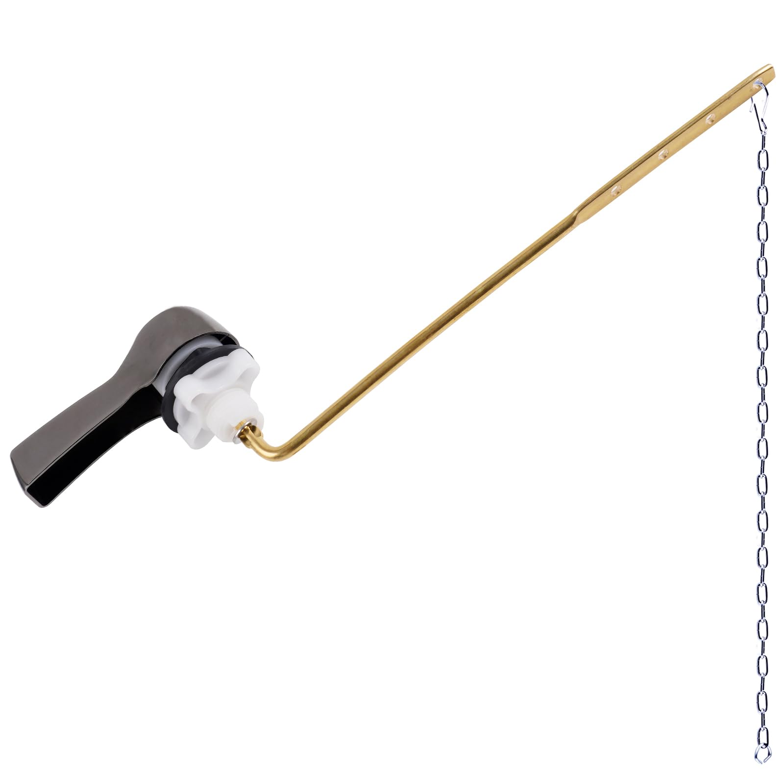 Hibbent Universal Metal Front Mount Toilet Handle Replacement Kit