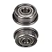 LGDehome 20Pcs Micro Stainless Steel F623ZZ Flange Ball Bearings with Edge 3x10x4mm for 3D Printer