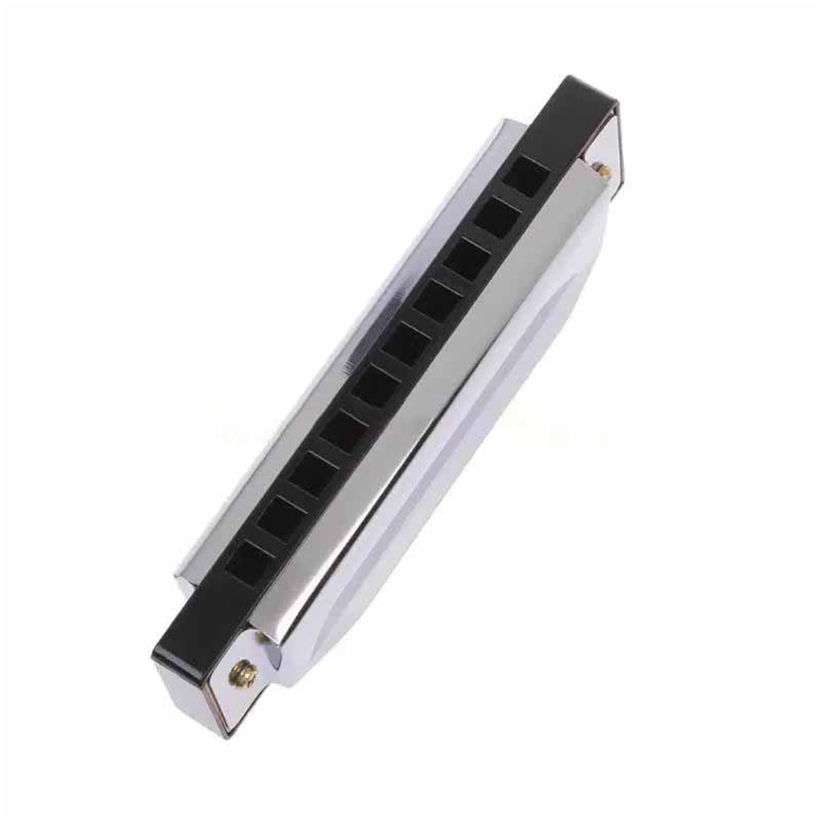 Początkujących Harmonijka Harmonijka Ustna Bluesowa 10 Otworów W Tonacji C Instrument Muzyczny Ze Stali Nierdzewnej Z Fo