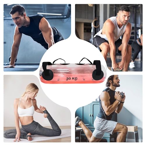 Sac de musculation à eau 30 KG transparent ajustable halterophilie core trainer - 3