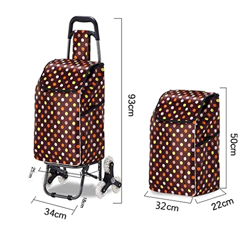 Z-SEAT Treppensteigender Einkaufstrolley Tragbarer, Faltbarer Lebensmitteleinkaufswagen Multifunktionaler Kleiner… – Bild 8
