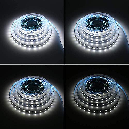 YUNBO Striscia LED Bianco Freddo 6000-6500K, 5M