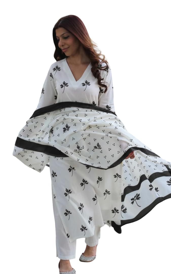 Women Floral Printed Kurta and Pant Set with Dupatta-image-27