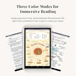 XPPen 3 in 1 Color Digital Notebook 10.95'' Paper Note Taking Tablet with 16384 Pressure Levels Battey-Free X3 Pro Pencil 2 Magnetic Folio 6+128GB Magic Note Pad for Writing/Reading/Meeting/Study