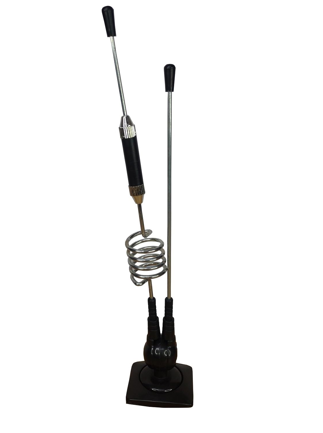 Top Aerial Car Roof Adhesive Double Rod Show/Decor Vehicle Antenna for (Universal for All Cars)-image-12