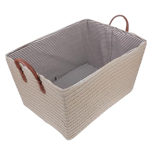 Panier de rangement en osier grand format pliable pour chambre