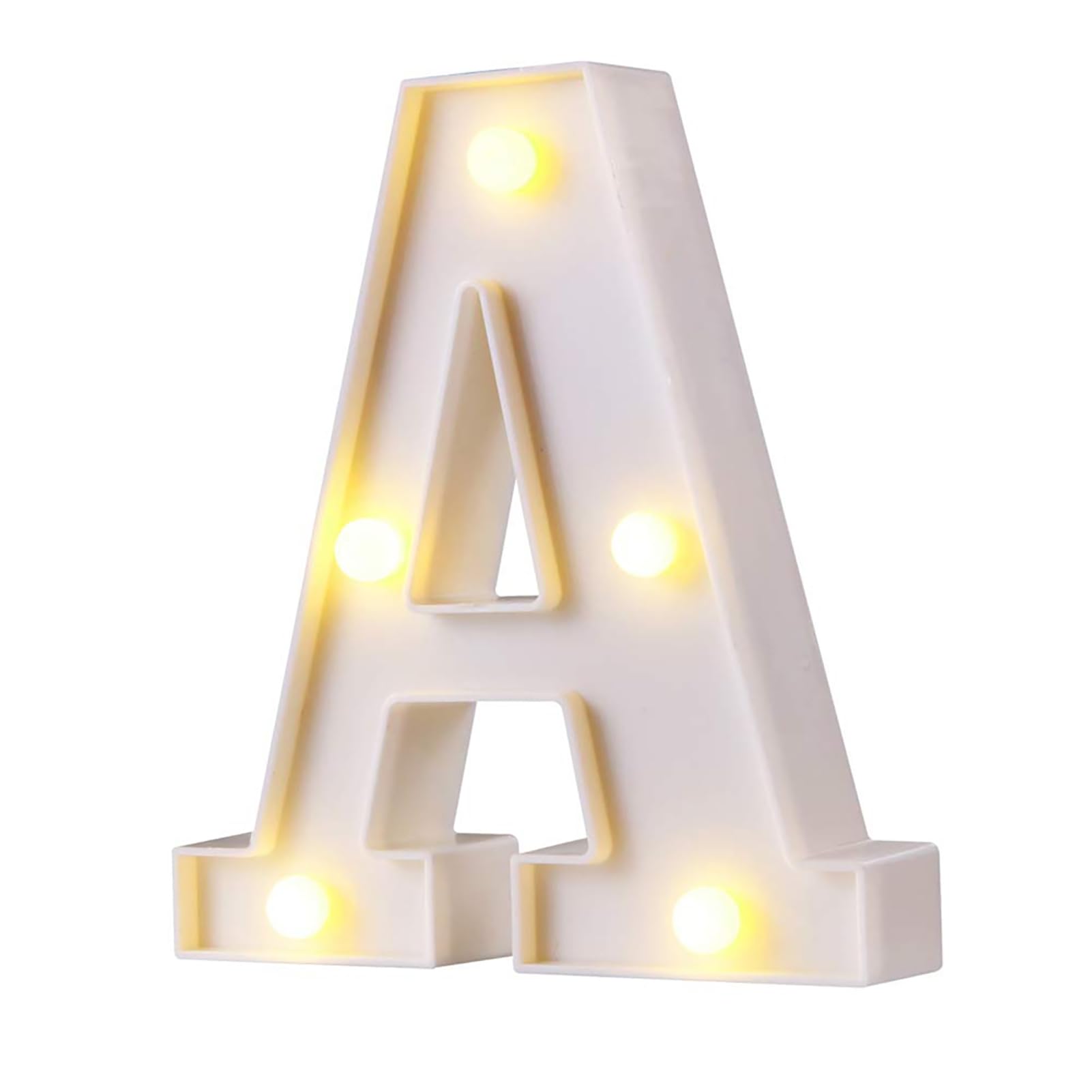 LED Light Up Letters, LED Alphabet Letter Sign Gifts for Girls Women Party Birthday Decorations Night Light Christmas Valentine Wall Table Decor, LED Marquee Letter Lights Sign Battery Powered A