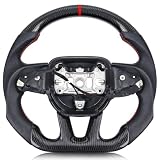 2022 Acura MDX Accessory Heated Steering Wheel Does Not Work 6 VOONKE Real Carbon Fiber Steering Wheel For Dodge Charger/Challenger/Durango/Jeep Grand Cherokee/SXT/GT/RT/SRT/Heallcat With heating function D-shaped Nappa Perforated Flat-bottom Steering Wheel