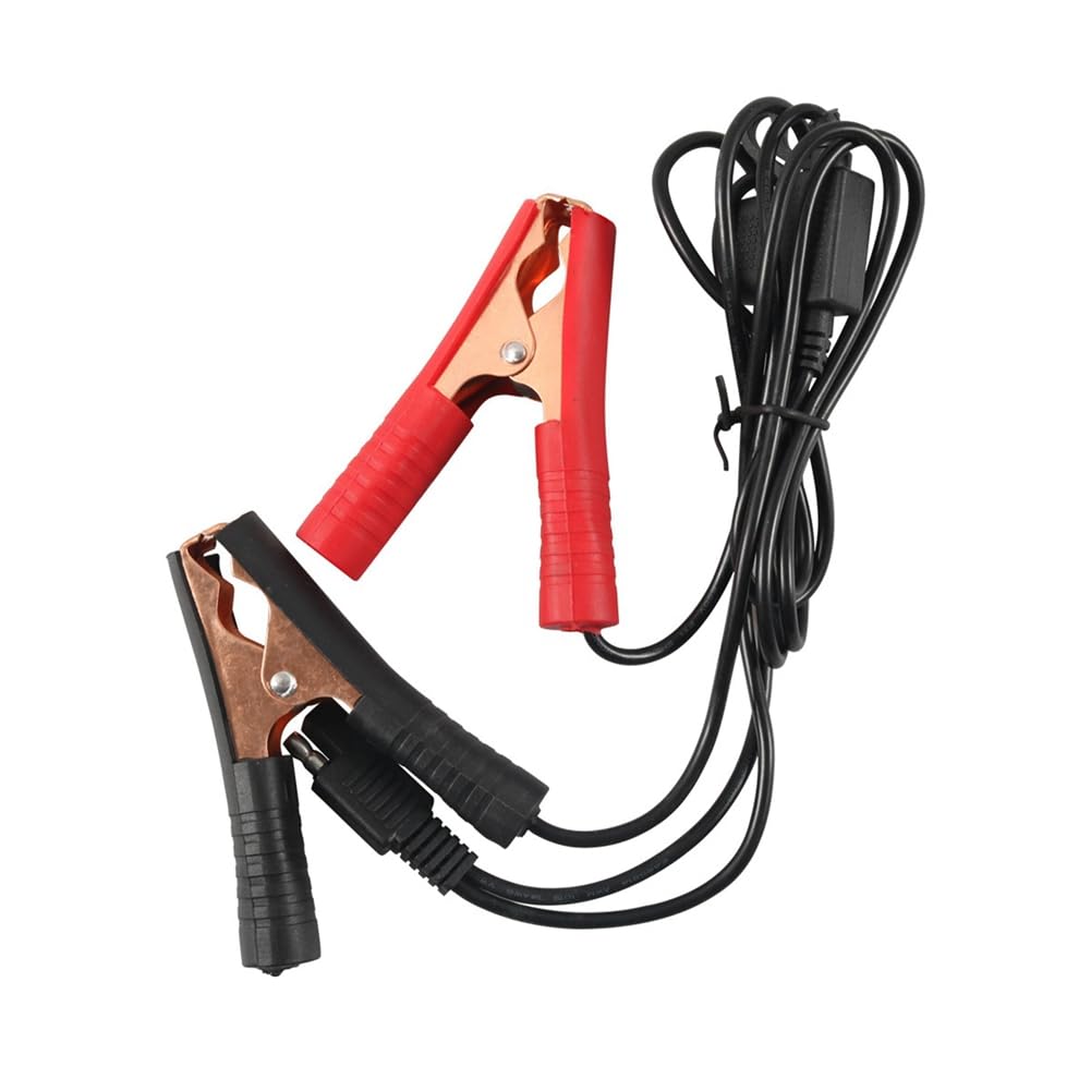 Littimoon 14AWG 14AWG to SAE Alligator Clip Battery Extension Charging Cable Battery Charger Accessory Combo Cable