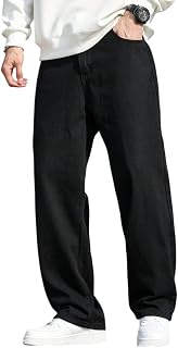 CABRRR Men Loose Fit Mid Rise Grey Jeans | Ankle-Length Trendy Denim for Smart-Casual Wear | Comfortable Everyday Jeans fo... Price In India