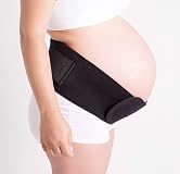 Baby Belly Band - Pregnancy & Maternity Belt With Medium Compression Groin Band - For Back, Hernia, and Pelvic Floor Pain - Medium