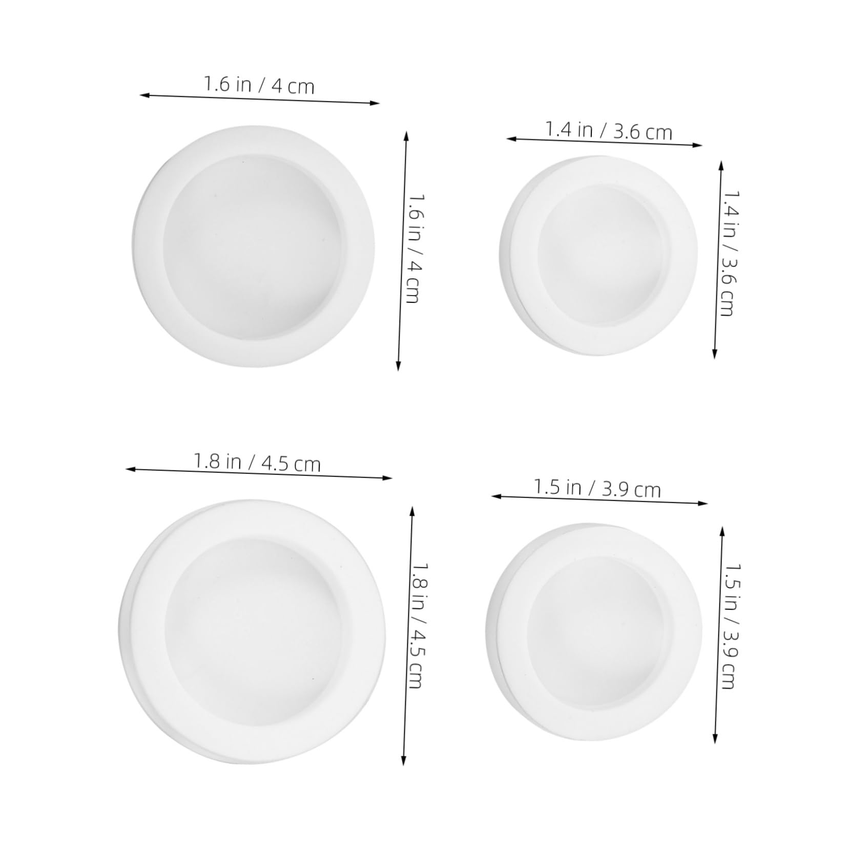 DOITOOL 50Pcs Silicone Piggy Bank Stoppers Round Money Saving Box Plug for Coin Jars Assorted for Secure Sealing and Easy Access for Storage Containers