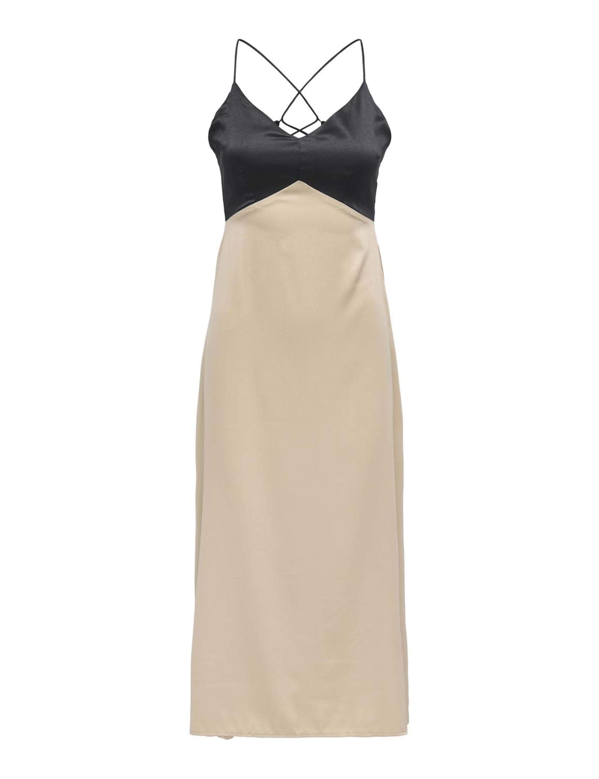 Onljane Life S/L Janice Long Dress Ptm, Black, XL