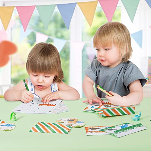 Dinosauro Carta da Lettere e Buste - 70 Pezzi Set