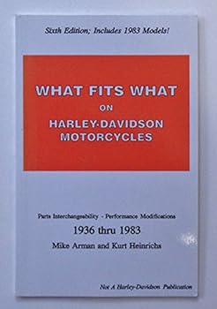 Paperback What Fits What on Harley-Davidson Motorcycles, 1936-1983 Book