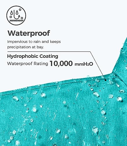 Image of Wantdo Women's Mountain Waterproof Ski Jacket Windproof Rain Jacket Winter Warm Hooded Coat
