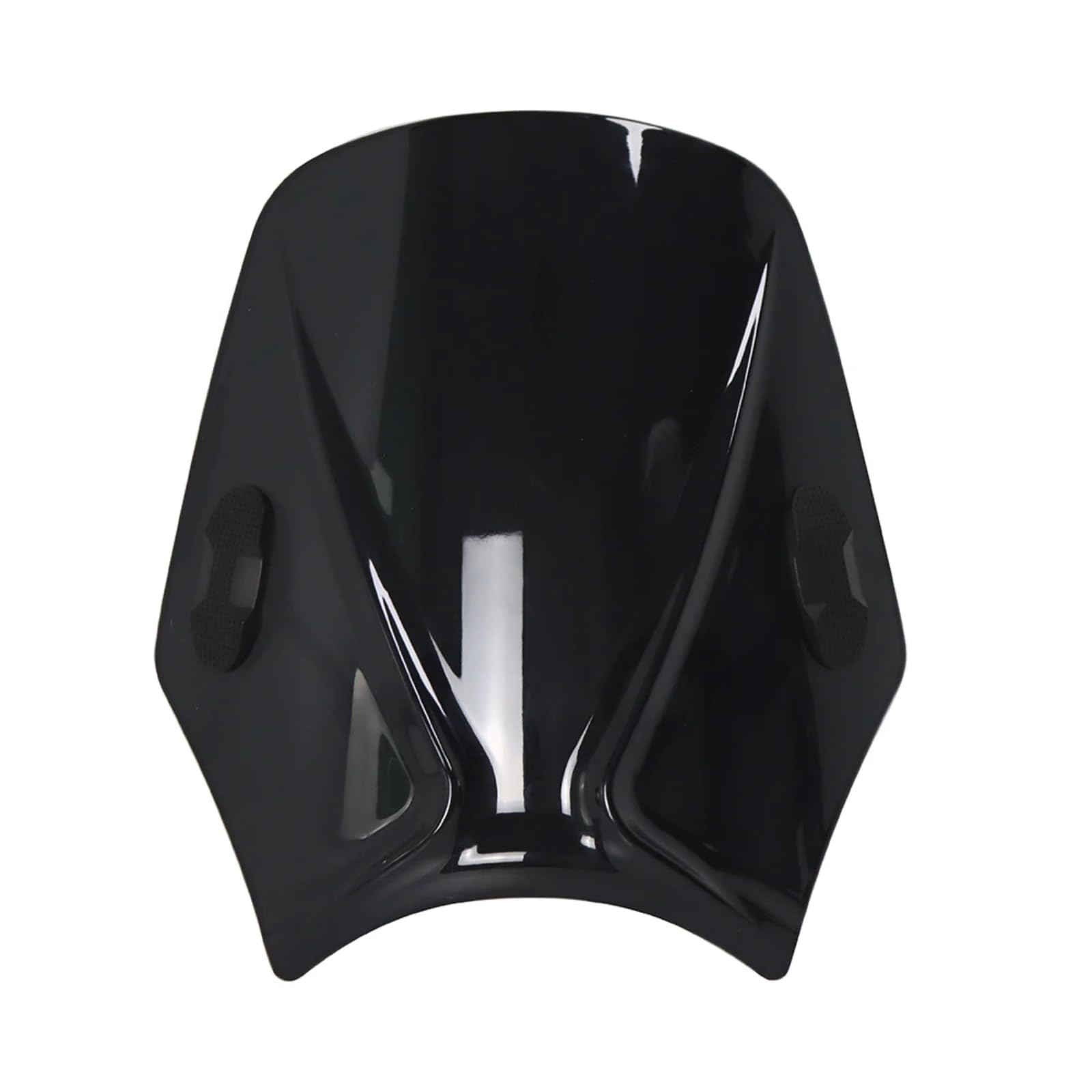 Cúpula Touring Compatible con Macbor para Eight Mile 500 para Scrambler para Street 2022-2024 Parabrisas De Motocicleta Redondo para Bicicletas De Calle Parabrisas Scree(Black)