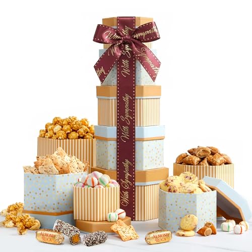 With Sympathy Gift Basket