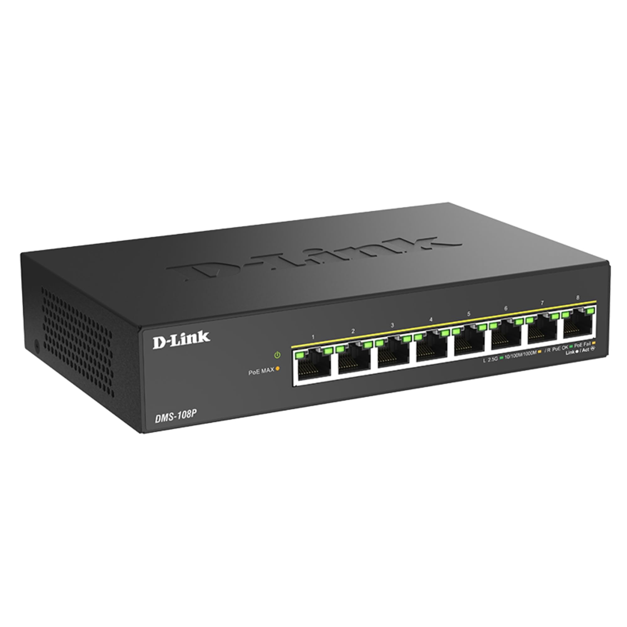 Amazon.com: D-Link 8-Port 2.5Gb PoE (90W) Unmanaged Gaming Switch