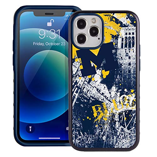 Guard Dog Collegiate Hybrid Case For Iphone 12/12 Pro – Paulson Designs – Michigan Wolverines #TOP1