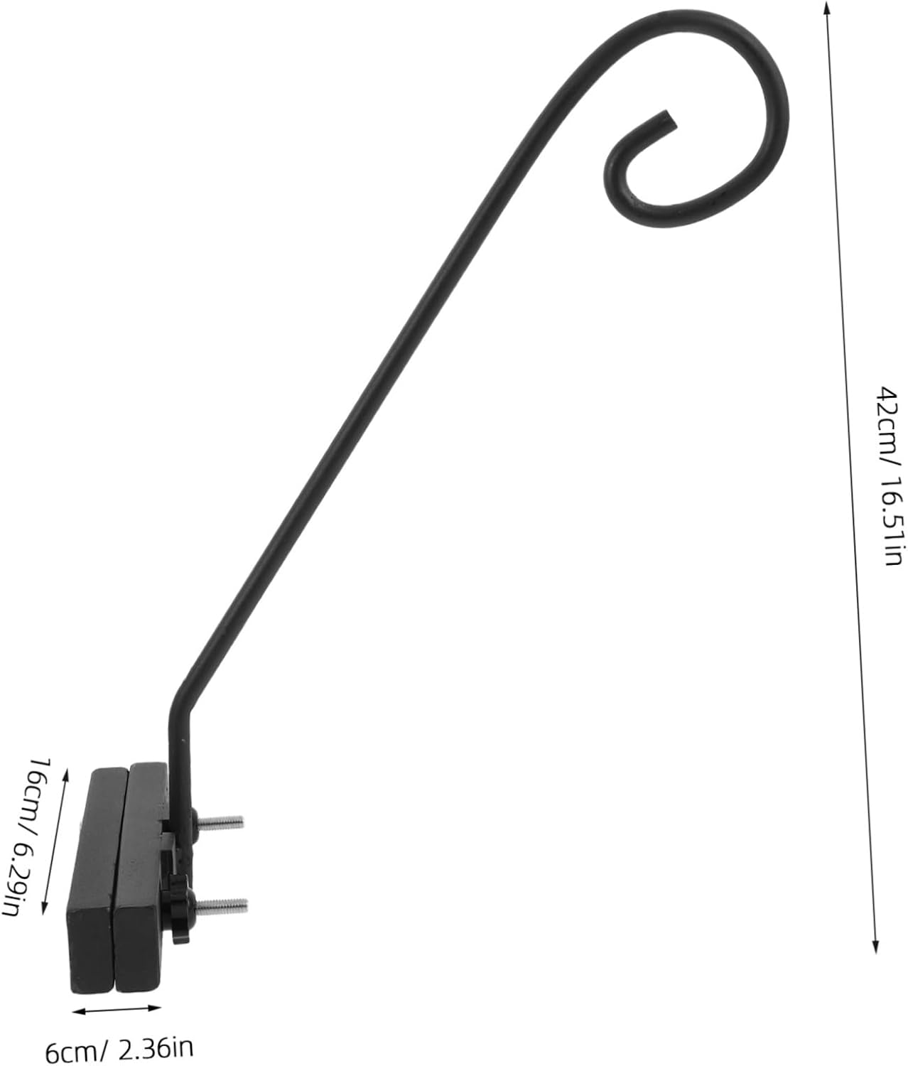 MERRYHAPY Hanging Flowerpot Bracket Durable Multi Functional Hook for Planters Wind Chimes Bird Feeders Lanterns Space Saving Balcony Garden Decoration