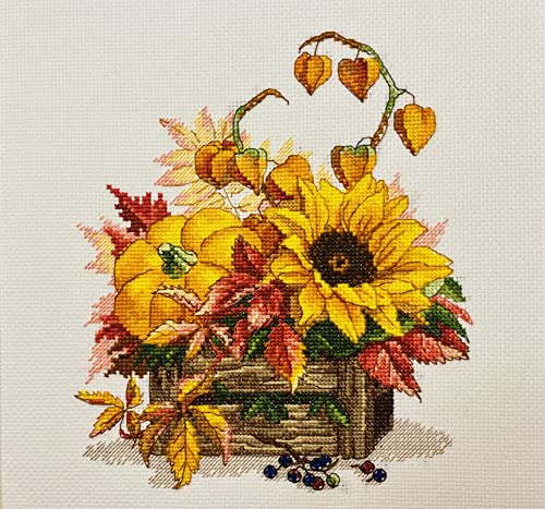 Hello Autumn RIOLIS kit point de croix compté pour vos après-midis cocooning