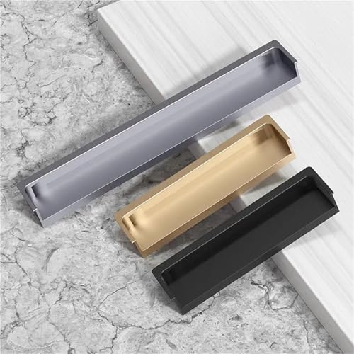 Tirador empotrado de aleación de aluminio de alta gama para muebles modernos 5