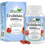 Urolithin A Supplement 2000mg - 120 Softgels 60-Day Supply - Enhanced with Pomegranate, Strawberry, and Walnut Extracts - for Mitochondria & Energy (120 Count (Pack of 1))