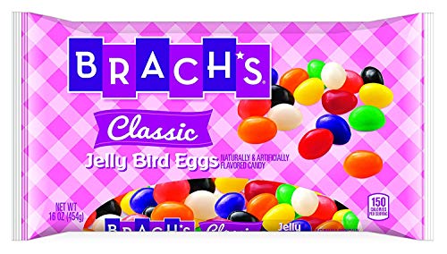 CrazyOutlet Pack - Brach's Classic Jelly Bean Bird Eggs, Easter Candy Eggs, 16 Ounce (Pack of 2)