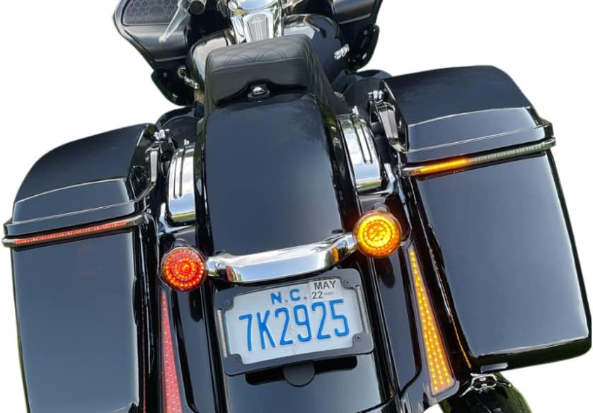 Custom Dynamics Smart Amber/Red 1157 Bullet Turn Signal Inserts with Controller