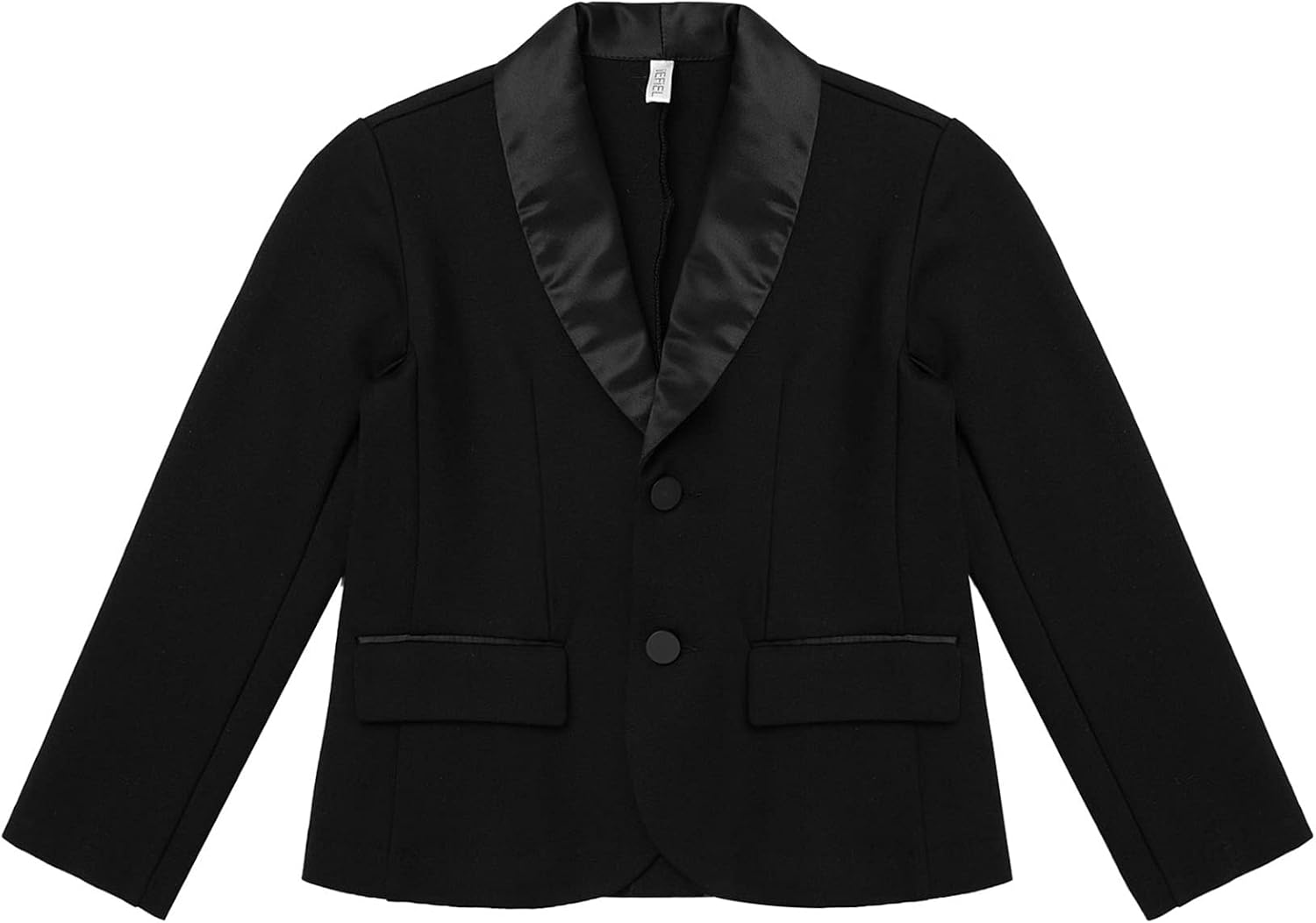 Boys Classic School Blazer V Neck Turn Down Collar Formal Suit Jacket Coat