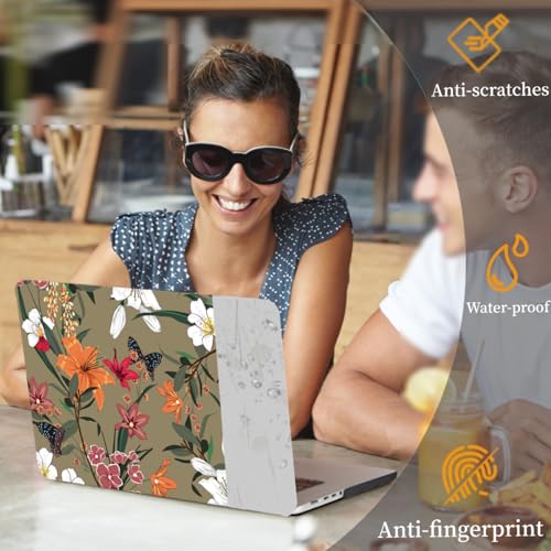 Étui rigide MacBook Pro 15 finition Fleurs de Trompette haut de gamme