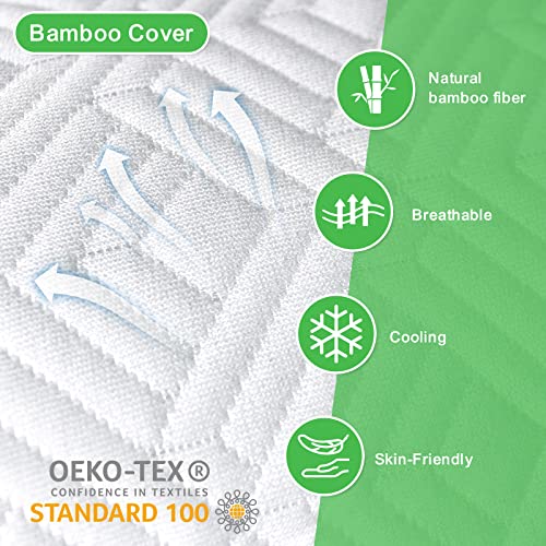 SILKOKOON-Memory-Foam-Queen-Size-Pillows-Bed-Pillow-for-Neck-and-Shoulder-Pain-Soft-Luxury-Pillows-for-Side-Sleeping-Adjustable-Cooling-Pillow-with-Washable-Removable-Bamboo-Cover