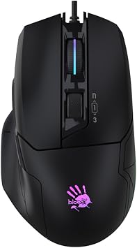 Bloody Gaming W70 Max Gaming Mouse, 10000 DPI, 250 IPS, RGB, Black