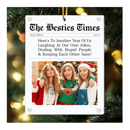 The Besties Times Acrylic Ornament 2025