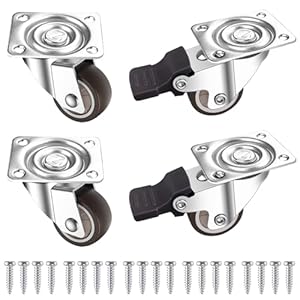 Gentpovth PDWXL-401 Möbelrollen-Set mit Bremsen